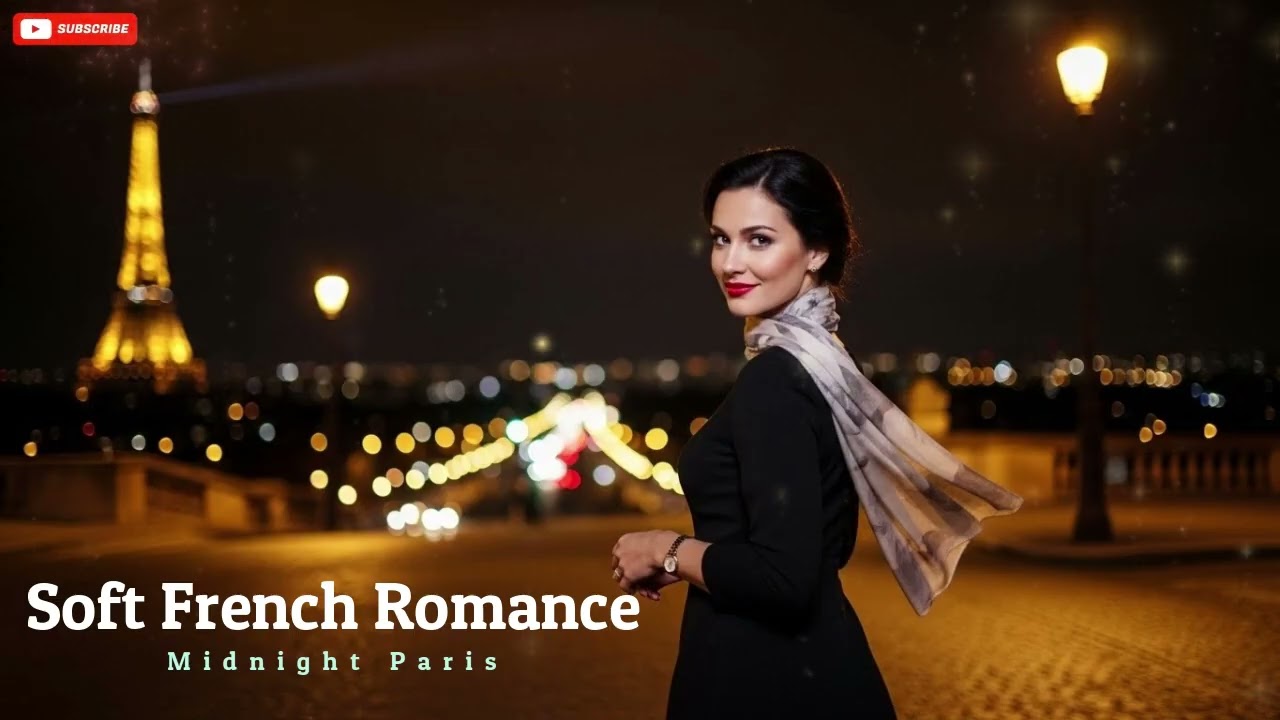 Romantic Paris Music for Late Evening | Timeless Night Mood