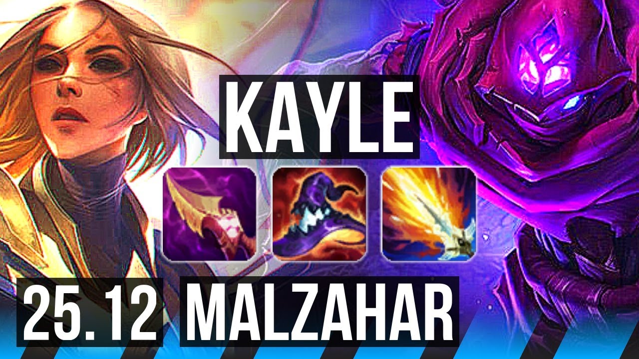 KAYLE vs MALZAHAR (MID) | EUW Master | 25.12
