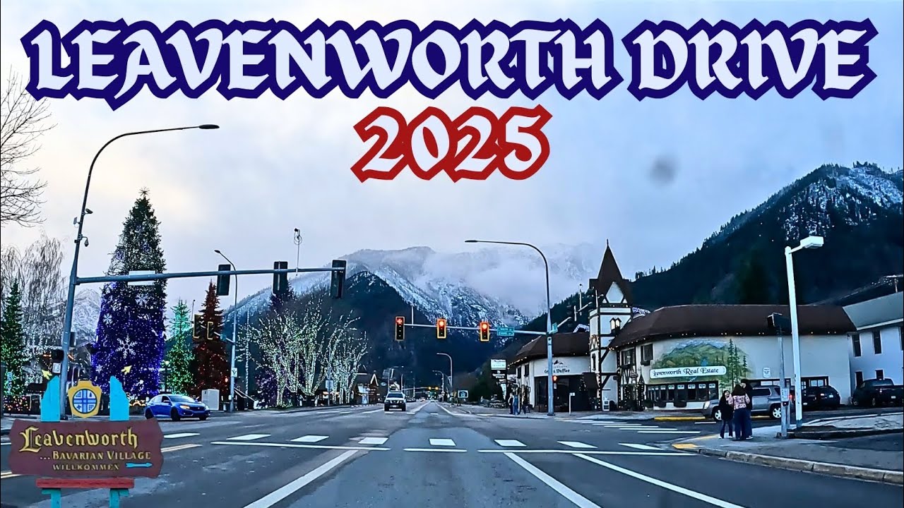 Leavenworth Drive December 2025 | BMW E39 540i | Seattle to Leavenworth, WA | Scenic Drive 4K | Snow