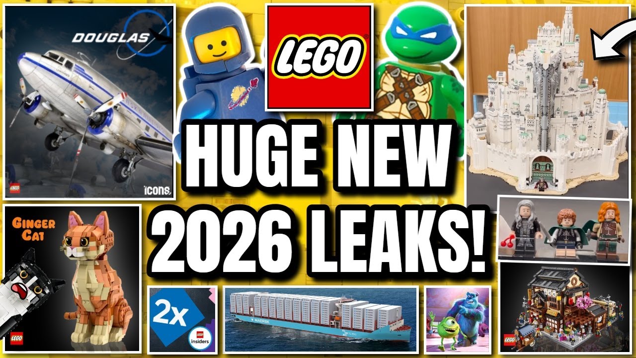 NEW LEGO LEAKS! (Minas Tirith, Icons, Space, Promos, & MORE!)