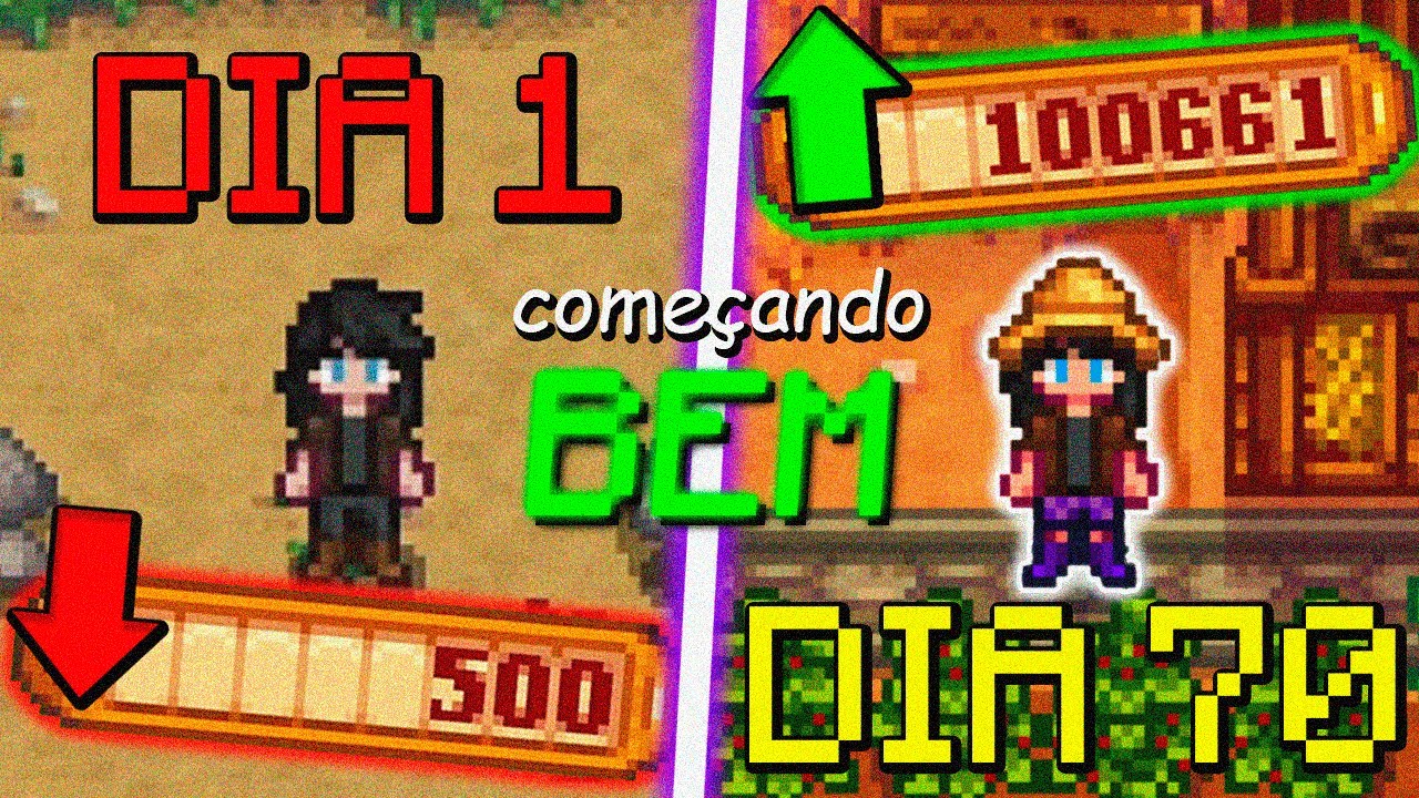Como começar MUITO BEM no Stardew Valley em 2026!