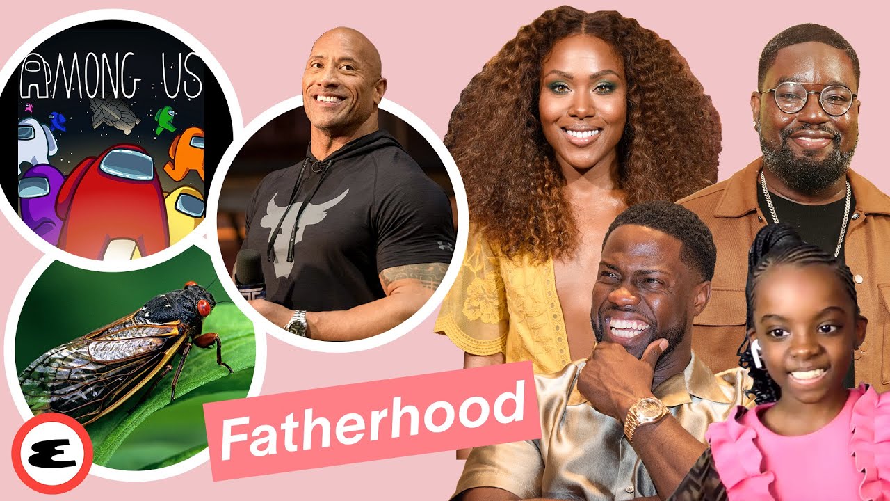 Kevin Hart and the Cast of Fatherhood on The Rock, Cicadas and Among Us | In or Out | Esquire