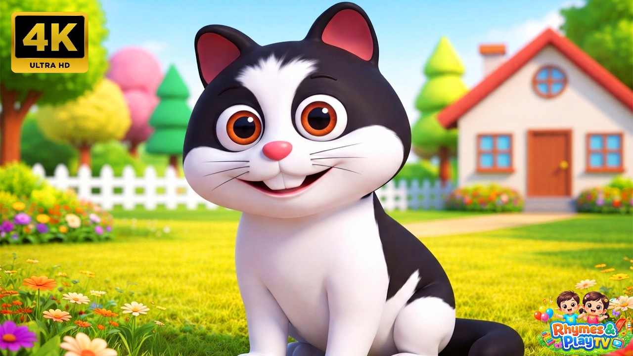 Meow Meow Billi Kerti Meow | म्याऊँ म्याऊँ बिल्ली करती म्याऊँ | Hindi Rhyme | Nursery Rhyme For Kids