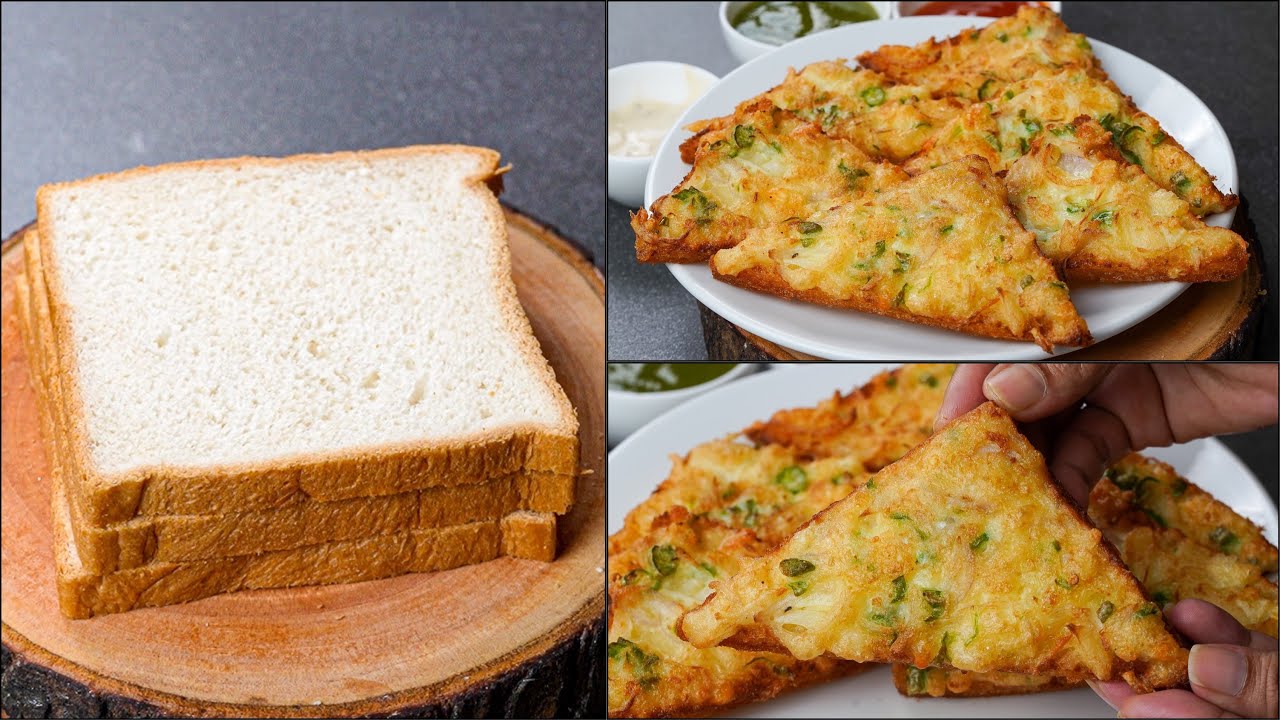 Super Tasty Egg Onion Bread Toast | Quick Tiffin Box / Lunch Box Snacks | Bread Egg Onion Omelette