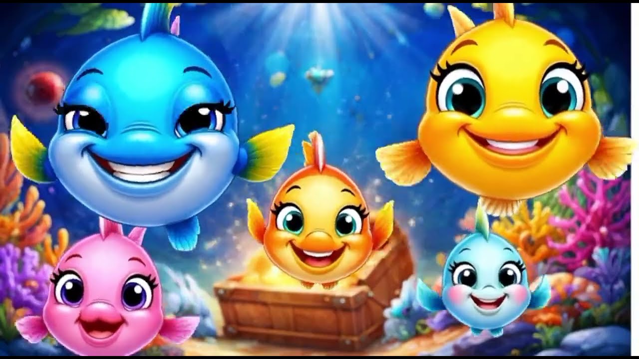 Machli jaal ki Rani hai| fish song| beautiful fish life.| happy children fish song