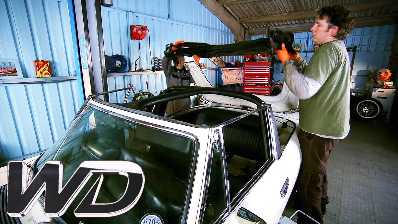 Stag Gets Brand New Convertible Roof! | Wheeler Dealers