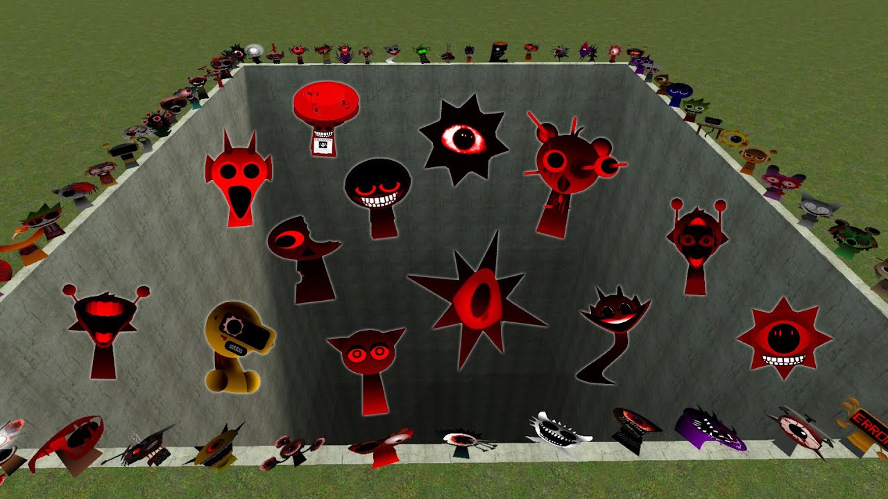Nightmares Sprunki Nextbot FALL INTO HOLE Chasing me in Garry's Mod
