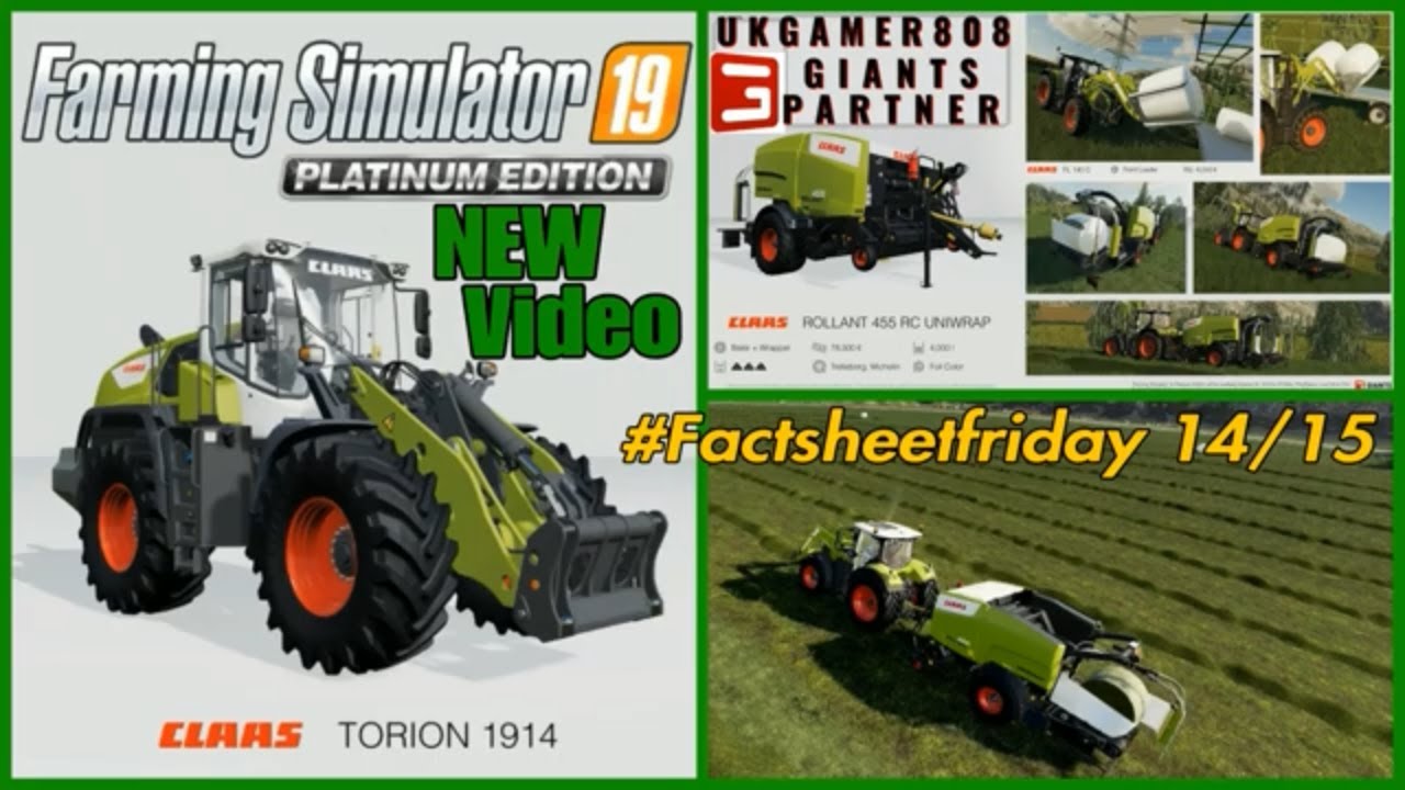New CLAAS DLC Gameplay fs19 #factsheetfriday farming simulator 19