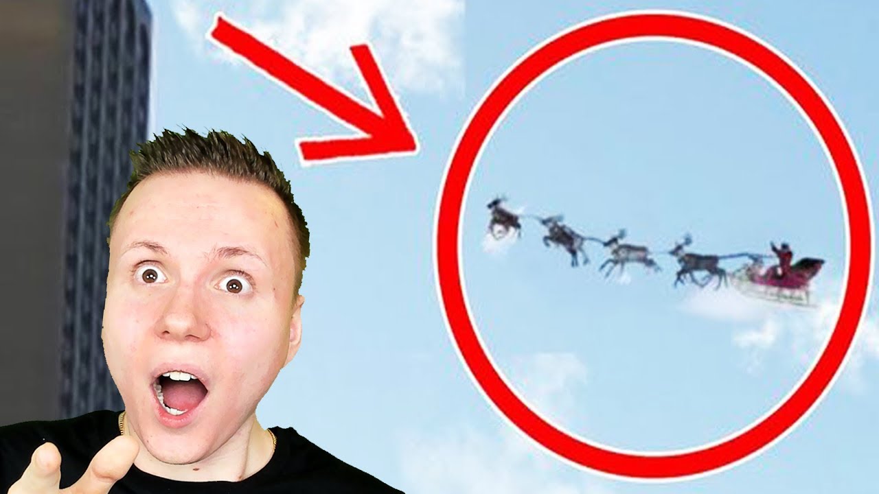 RIKTIGA JULTOMTEN FÅNGAT PÅ FILM?!