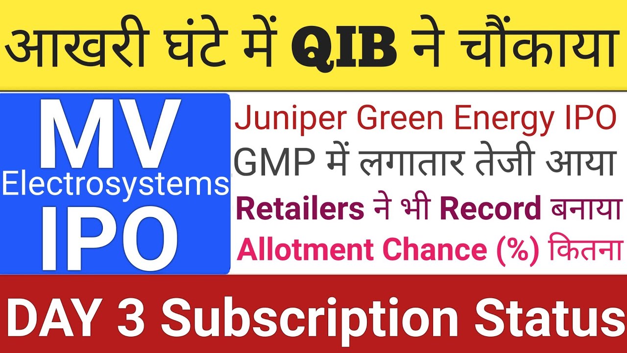 MV Electrosystems IPO | Juniper Green Energy IPO | Upcoming IPO in August 2026 | Stock Market Tak