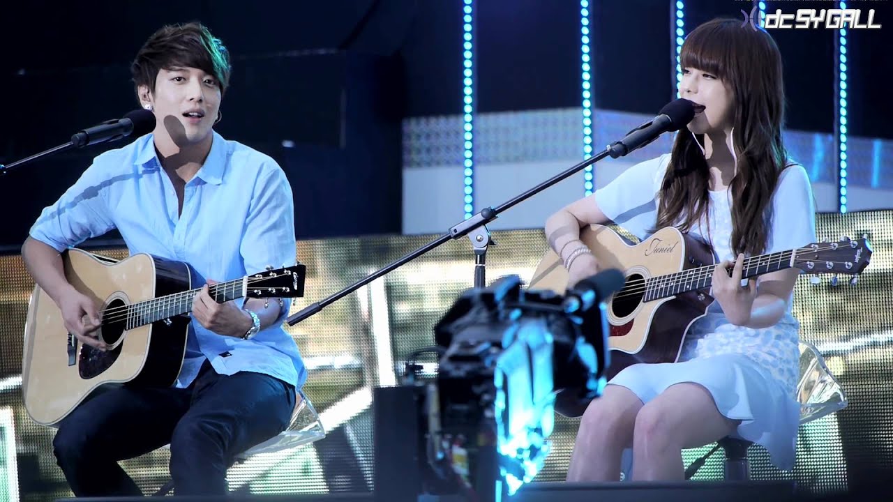 120608 전주 뮤직뱅크 - CNBLUE 정용화 & 주니엘 illa illa + 바보