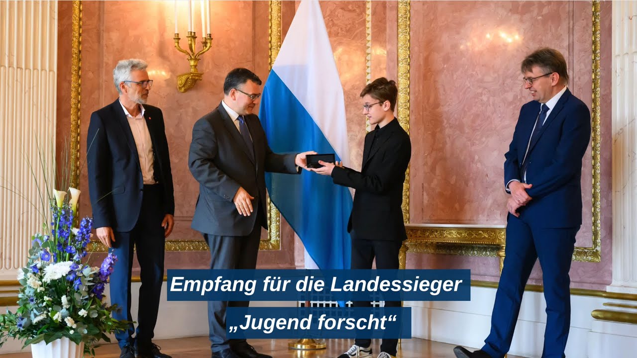 Empfang für die Landessieger 2022 „Jugend forscht“ - Bayern