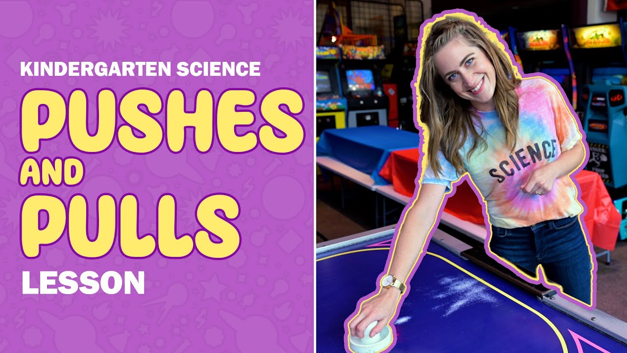Learn Pushes and Pulls at the Arcade 🕹️ Fun Science with Ms. Shelley | Kindergarten Grade NGSS