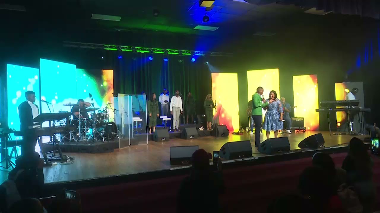 Linda Dlamini giving tribute to Thabile Myeni