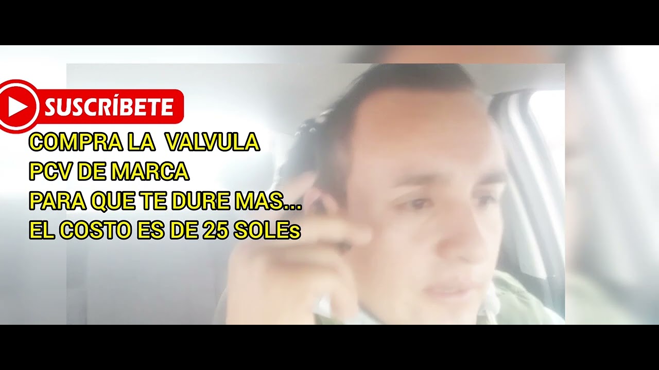💥Valvula PCV inoperativa💥
