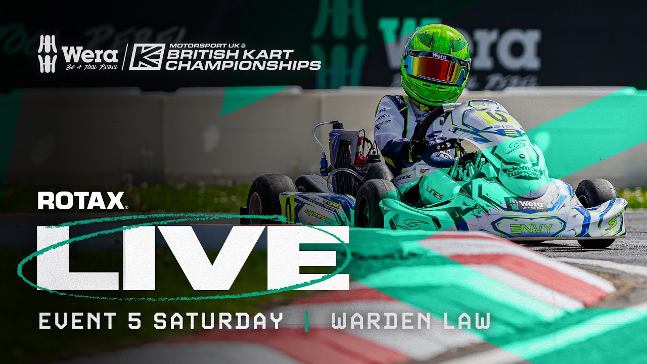 2024 Wera Tools British Kart Championships LIVE | Warden Law, Event 5 | Saturday