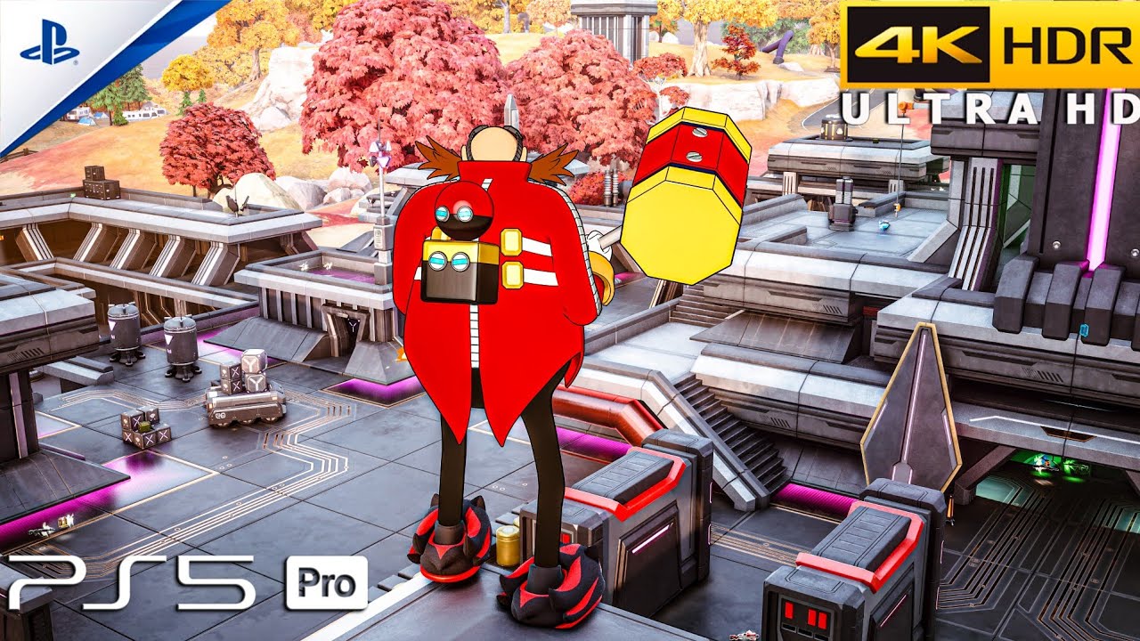 Fortnite (PS5 Pro) 4K 120FPS HDR Gameplay | DR. EGGMAN (Sonic)