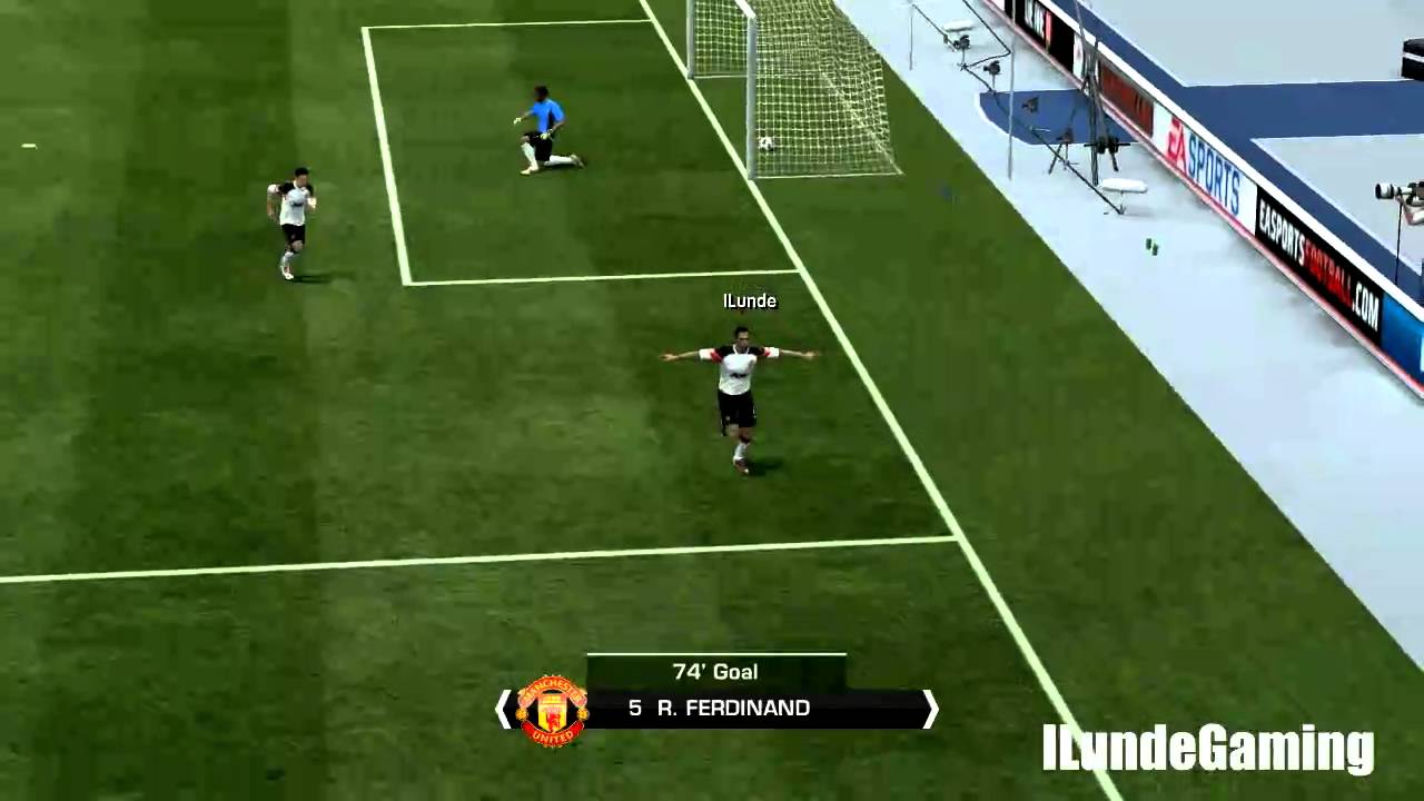 Fifa 11 ultimate team Rio Ferdinand Fantastic Long Range Shot! HD