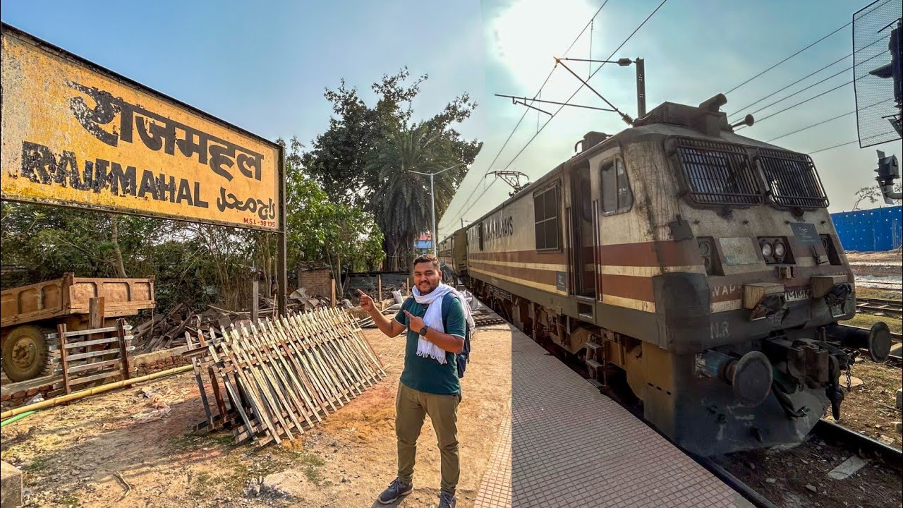India's Shortest Distance Passenger Train Journey Vlog Tinpahar To Rajmahal Local Train.