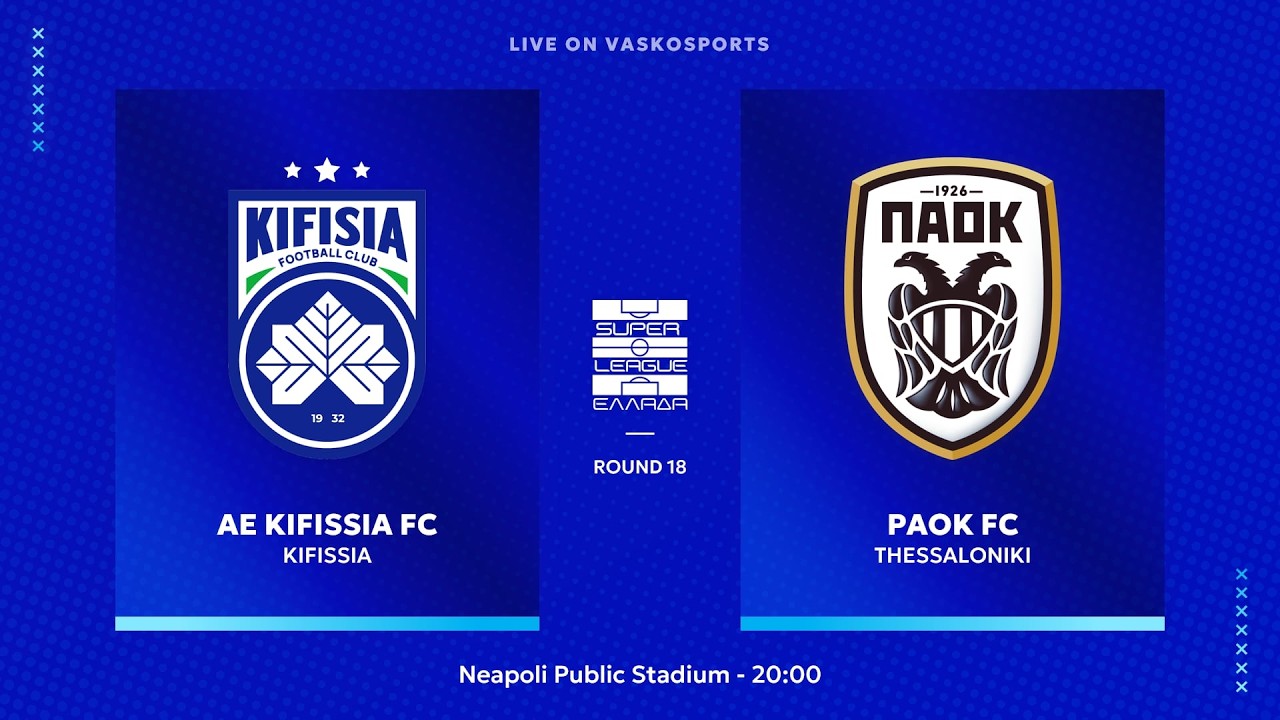 🔴 LIVE | &Kappa;&Eta;&Phi;&Iota;&Sigma;&Iota;&Alpha; - &Pi;&Alpha;&Omicron;&Kappa; | &Epsilon;&Lambda;&Lambda;&Eta;&Nu;&Iota;&Kappa;&Eta; SUPERLEAGUE | KIFISIA - PAOK | 4/3/26