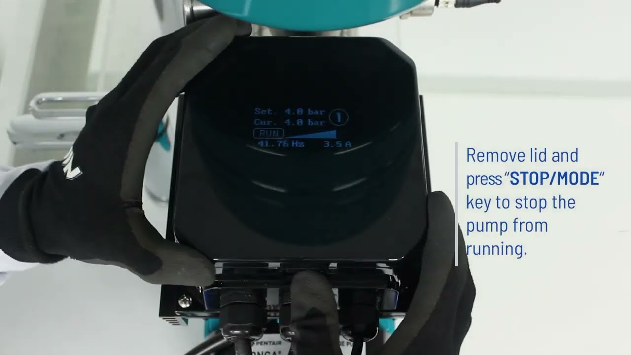 2 How to Adjust Low Current Value Dry run detection - Intellimaster IMH Series Pressure Pumps