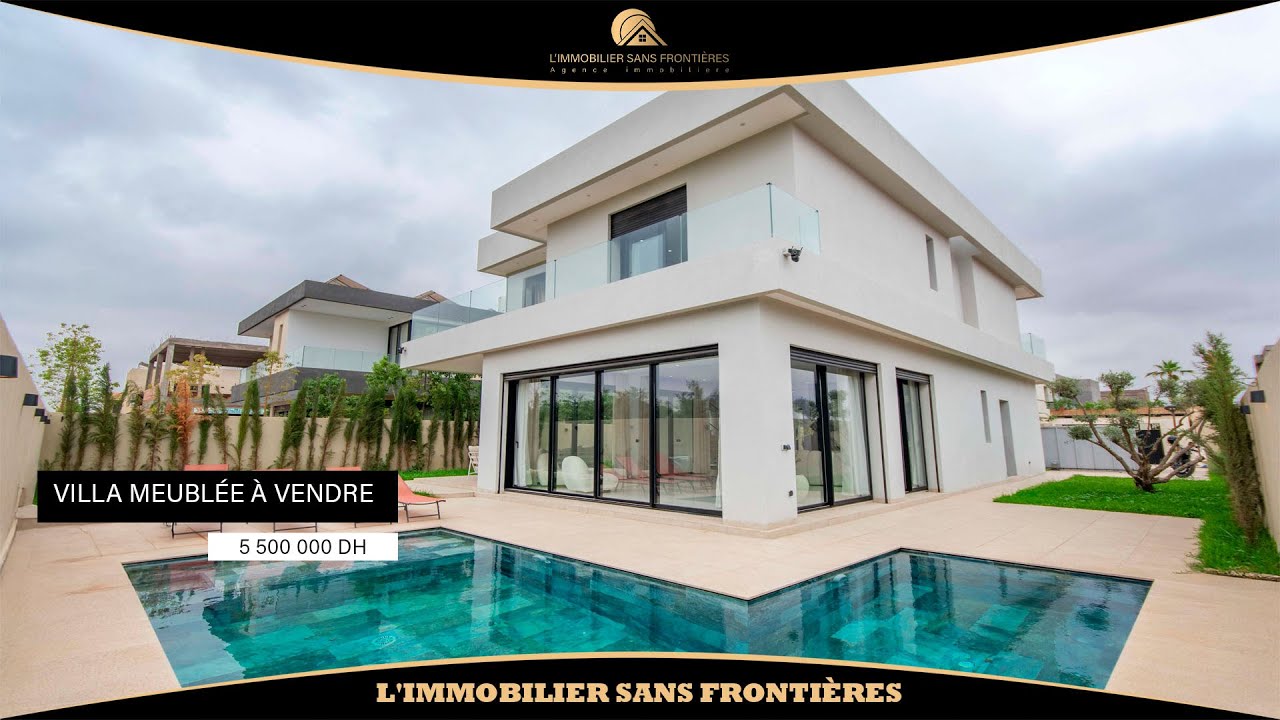 Villa meublée de 480 m² avec piscine privée – Route d’Ourika, Golf Akenza Km 10
