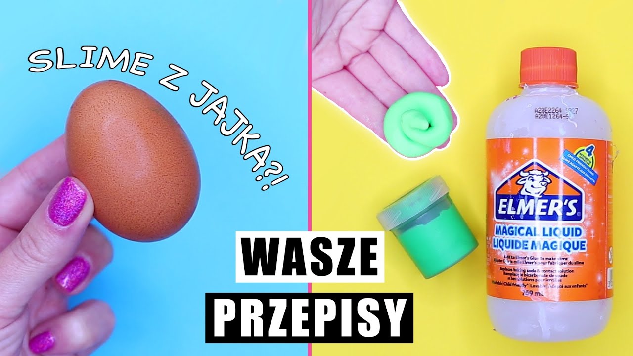 ZNOWU TESTUJĘ WASZE PRZEPISY NA SLIME! Slime Z Jajka?! Slime Z Farby? Slime Z Żelu Antybakteryjnego?