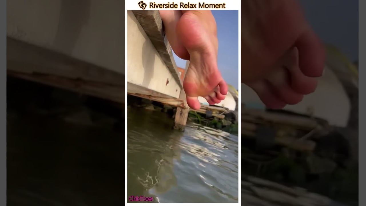 Sunny River Deck Glow ☀️ Fresh Pedicure Vibes #feetsoles #chictoes #pinksoles #beautifulfeet