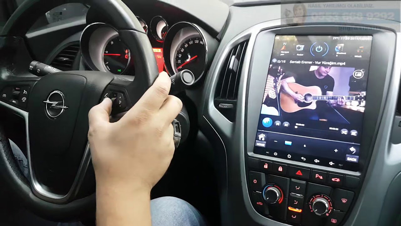 Opel Astra J Tesla ekran android multimedya sistem incelemesi - Emr Garage Ankara