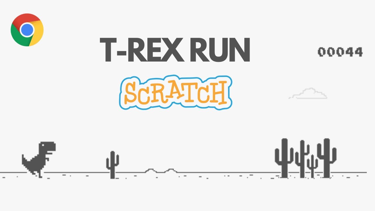 Учебное пособие по Scratch | Игра T-Rex Run | Учебное пособие по Scratch 3.0 | Игра Chrome Dino S...