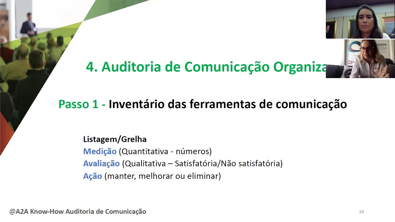 Webinar - Auditoria de comunicação organizacional