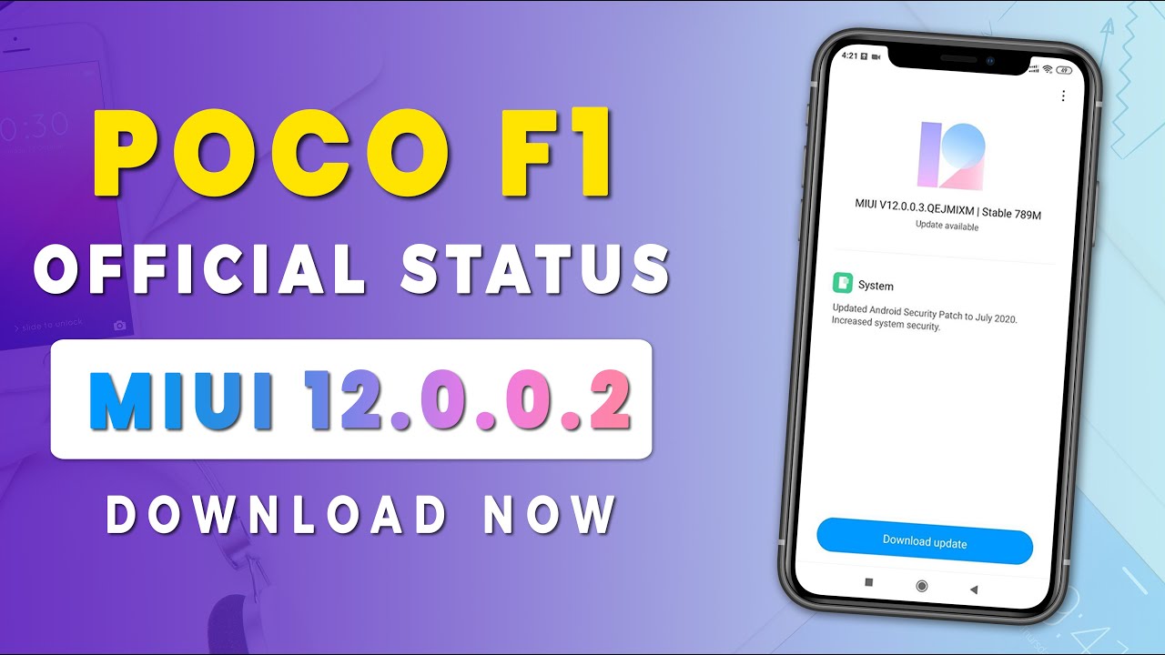 POCO F1 - MIUI 12 Update Status || Complete Information ||  DOWNLOAD NOW