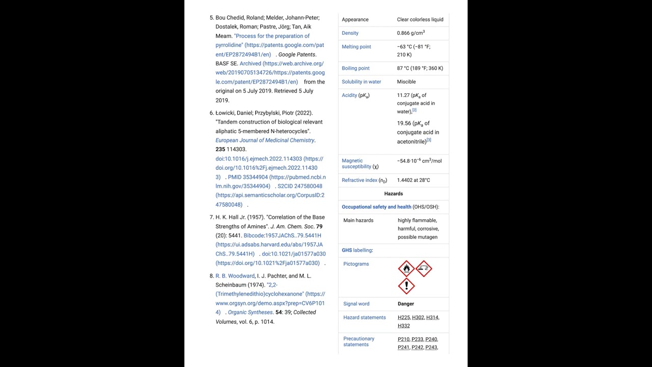 Pirolidyna &ndash; Wikipedia