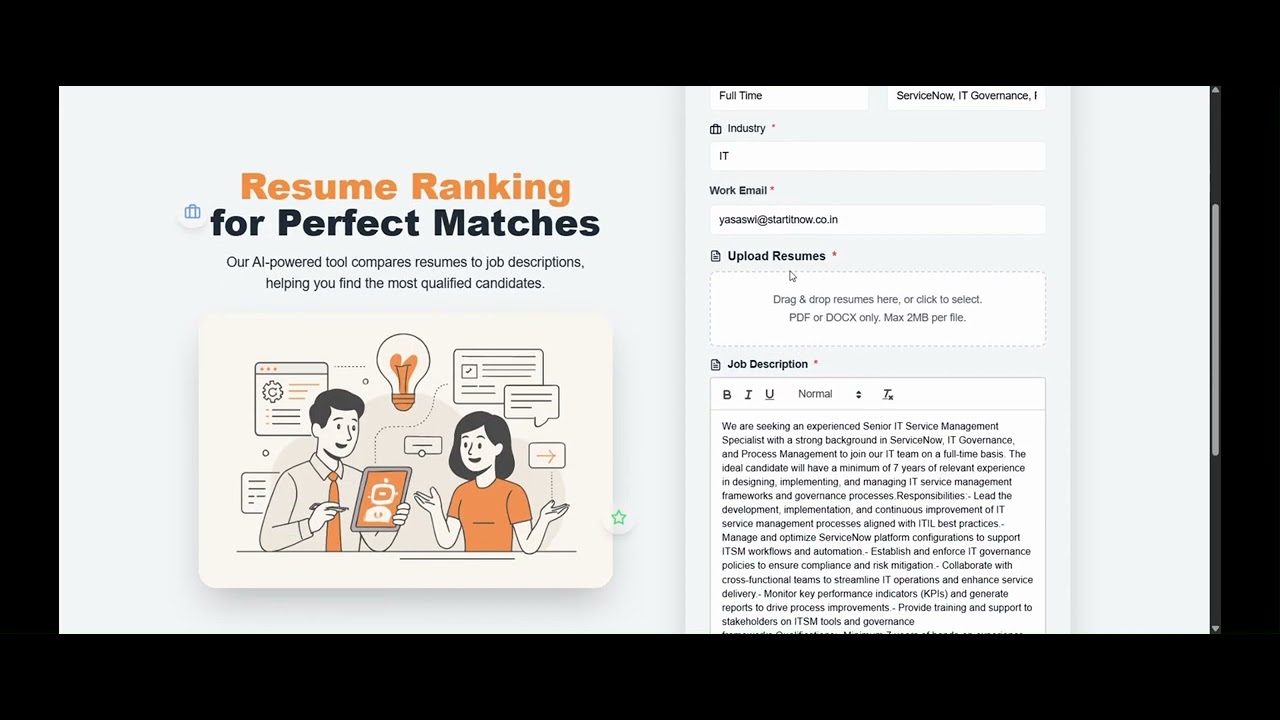 CV Screening with AI agent