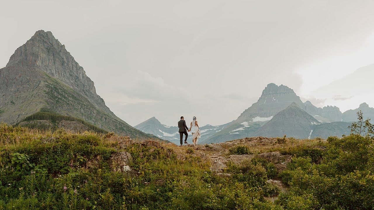 Beautiful summer elopement video at Pray Lake in East Glacier National Park