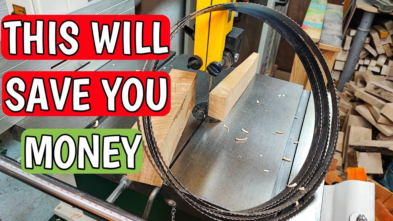 Sharpen your BANDSAW BLADES__EASY WAY