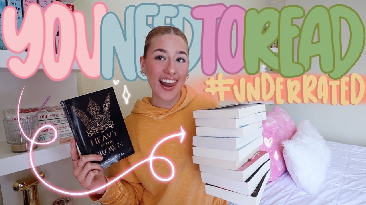 UNDERRATED book recommendations 💫📚 aka you NEED to read these!