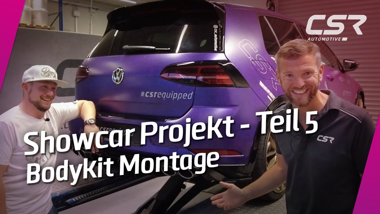 Showcar Projekt Teil 5: Montage Bodykit am Golf 7R