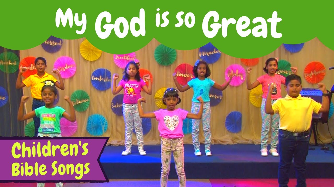 My God is so great Kids Song | Christian songs for kids with actions | Children's Christian songs