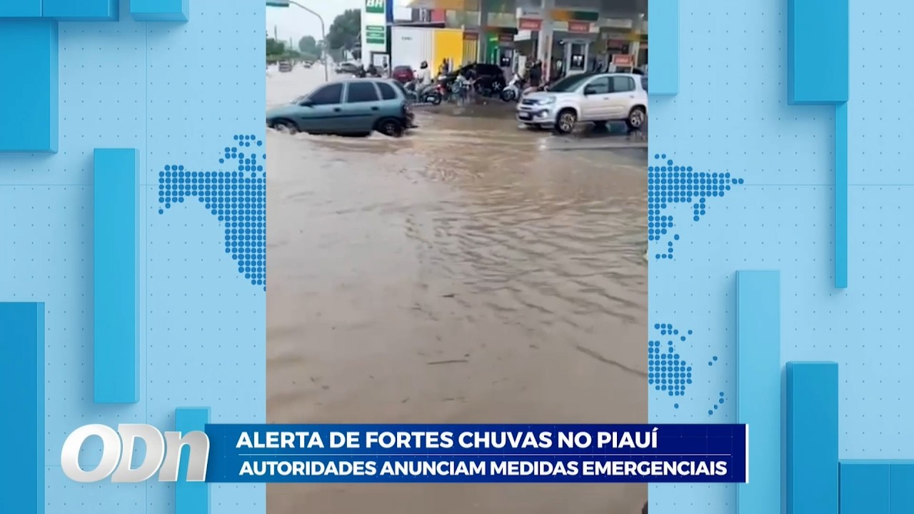 Alerta de fortes chuvas no Piauí: Autoridades anunciam medidas emergenciais 02 03 2026