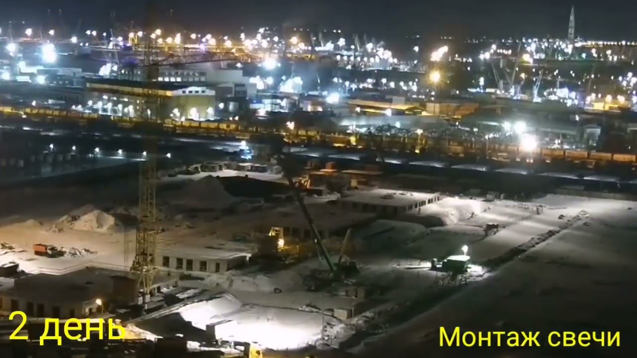 Монтаж Башенного крана КБСМ-503Б.Installation of the TOWER crane KBSM-503B.