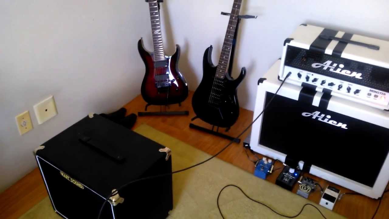 Amplificador Alien Monster com caixa 2x12