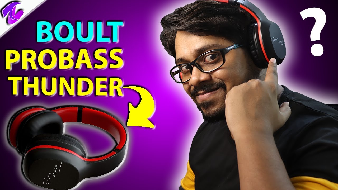🎧 Cheap and Best Bluetooth Headphone in Rs 1199/- 🎧 Boult Audio Probass Thunder Detailed Review