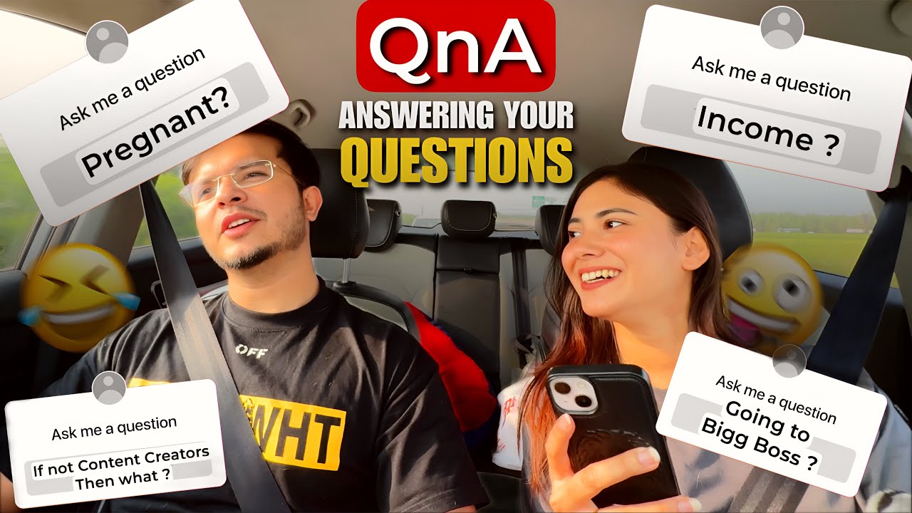 Answering your questions | QnA Vlog | Car mein gupshup😜￼