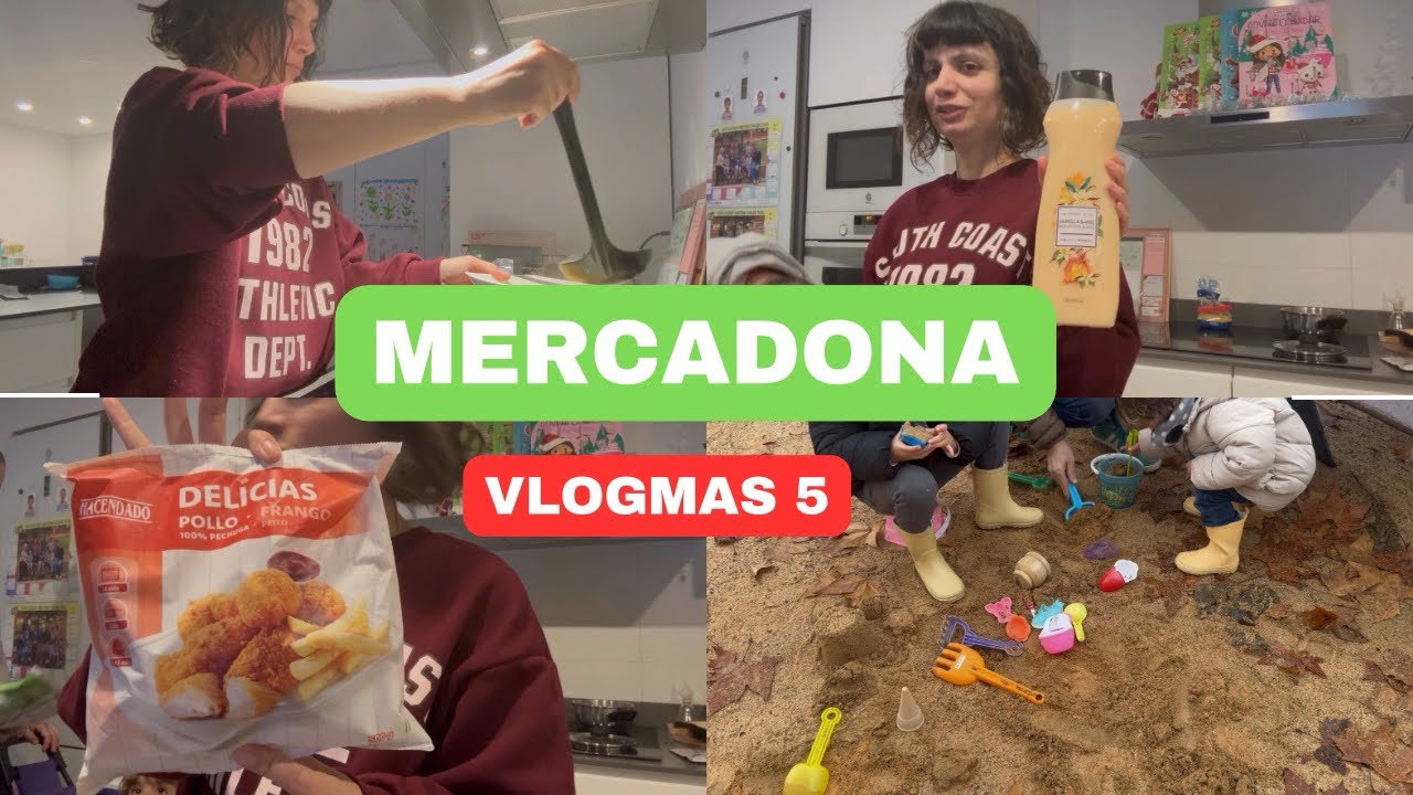 Nuestra compra semanal en Mercadona🍌 Dos días con nosotros🧑‍🧑‍🧒‍🧒 Vlogmas 48h real🎄