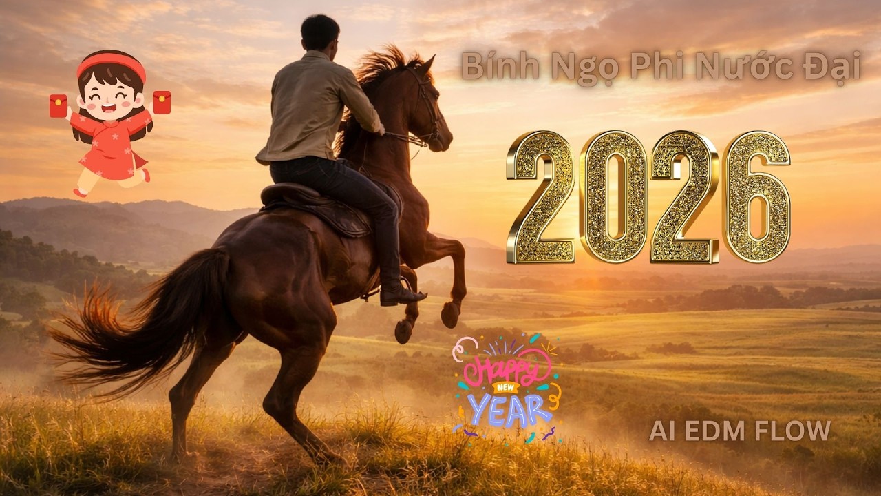 Tết 2026 EDM | Bính Ngọ Phi Nước Đại - AI EDM Flow