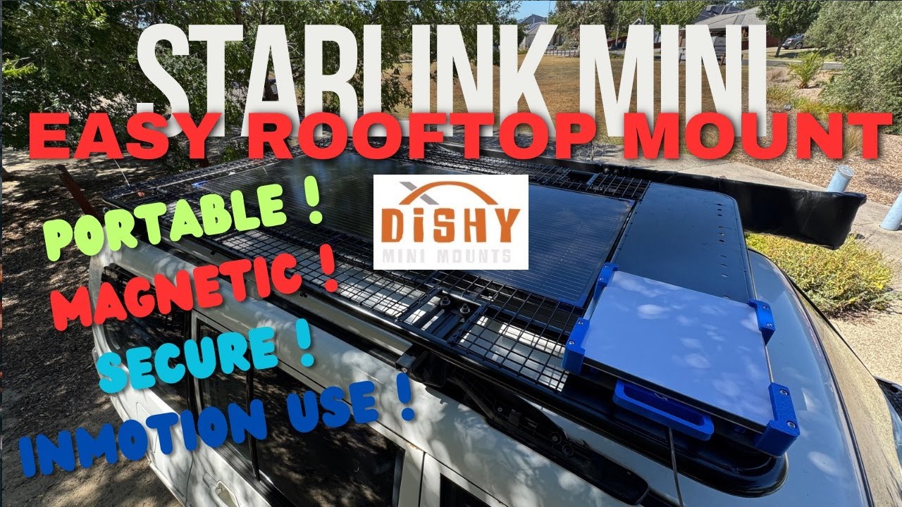 STARLINK MINI ROOFTOP MOUNT - INSTALLATION MADE EASY - DISHY