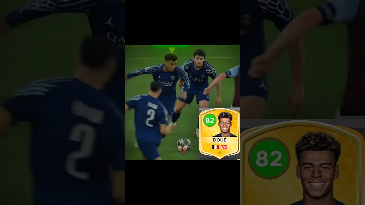 Lamine Yamal 🔥 VS D&eacute;sir&eacute; Dou&eacute; 😱 Skills Showdown | DLS25 #DLS25Shorts #LamineYamal #rs79