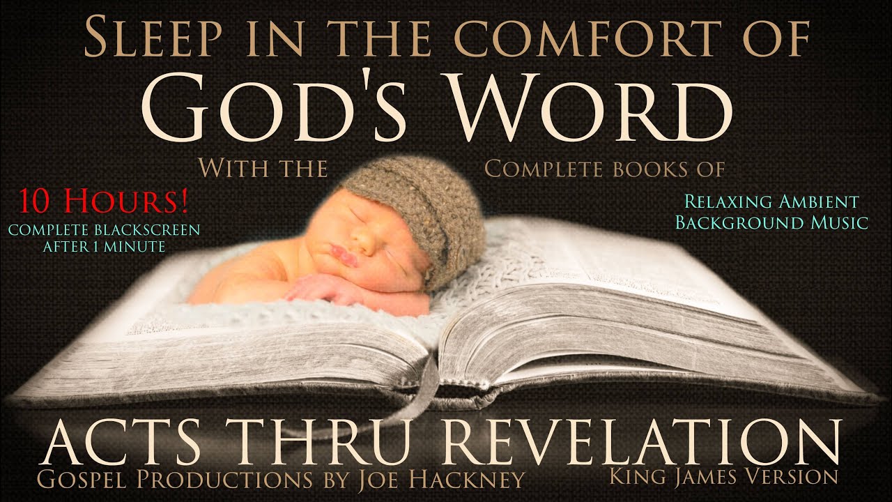 NEW TESTAMENT AUDIO BIBLE. ACTS THRU REVELATION KJV BLACK SCREEN