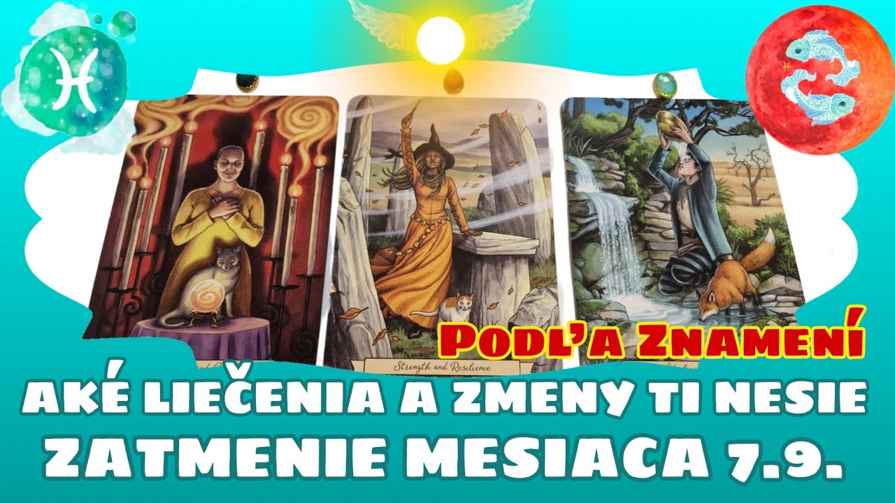 AKÉ LIEČENIA A ZMENY TI PRINÁŠA ZATMENIE MESIACA 7.9.? 🌕 PODĽA ELEMENTOV ZNAMENÍ ⛰️🌊🔥🌬